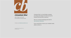 Desktop Screenshot of cinnamonblur.com